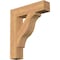 Ekena Millwork Funston Block Smooth Bracket, Western Red Cedar, 5 1/2"W x 26"D x 30"H BKT06X26X30FST05SWR - alternate 1